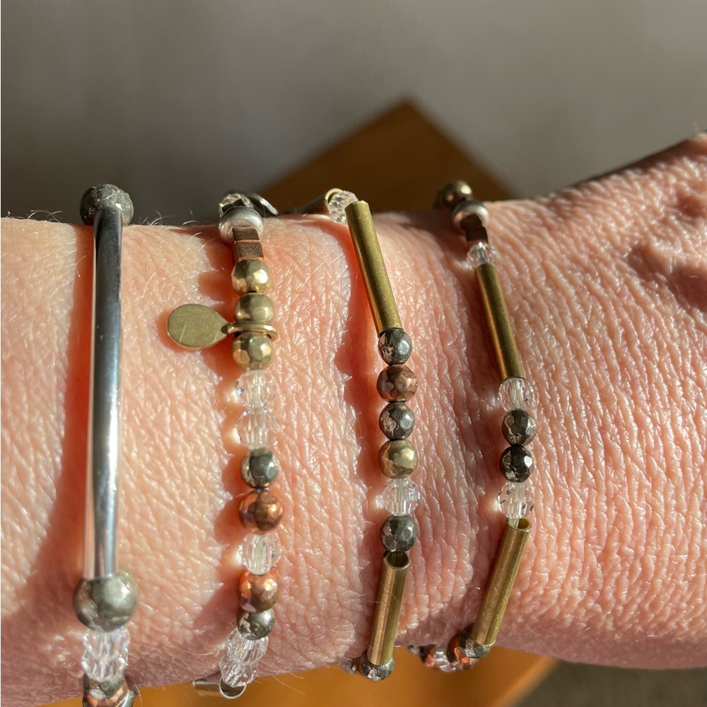 Silpada Mixed Metal Necklace/Bracelet